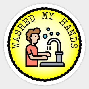 Washed My Hands (Adulting Merit Badge) Sticker